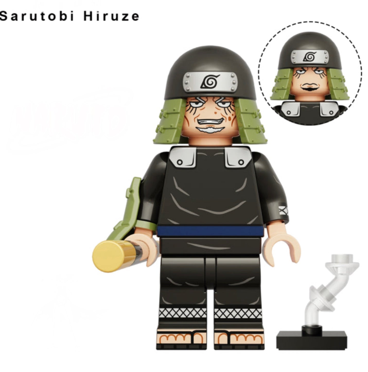 MINIFIGURE NARUTO SARUTOBI HIRUZE custom