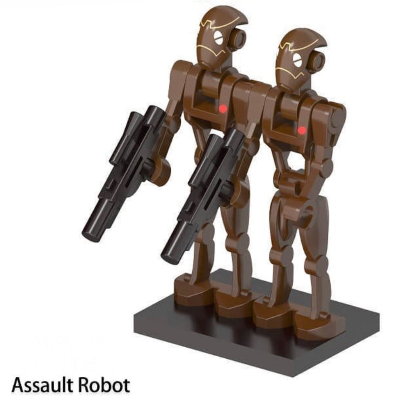 MINIFIGURES LOT DE 2 ASSAULT ROBOT custom