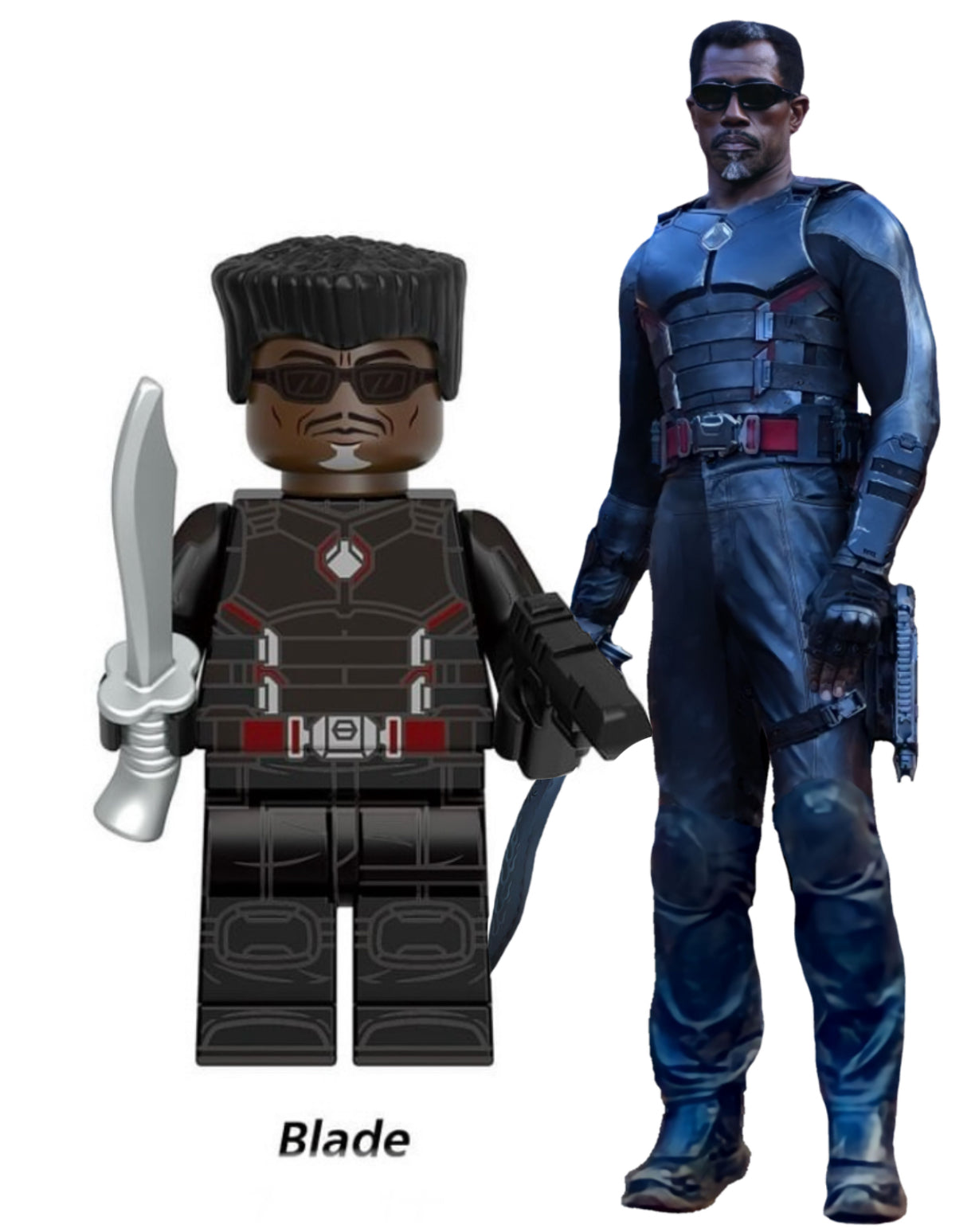 MINIFIGURE MARVEL DEADPOOL UNIVERS : BLADE custom