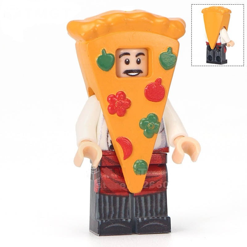 MINIFIGURE DÉGUISEMENT: PIZZA GUY custom