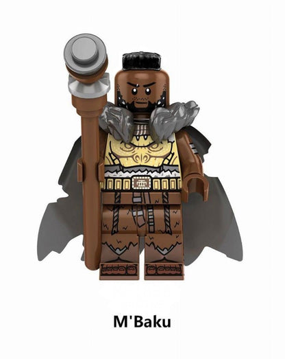 MINIFIGURE MARVEL BLACK PANTHER: M’BAKU  custom 2021 ⚠️INTROUVABLE ⚠️Dernière pièce