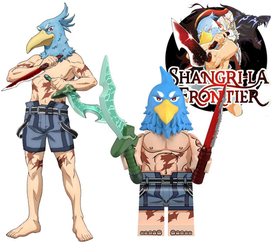 SUPERBE ♥️♥️♥️MINIFIGURE SHANGRI-LA FRONTIER : SUNRAKU custom