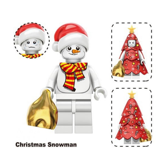 MINIFIGURE🎄 NOËL UNIVERS 🎄: CHRISMAS SNOWMAN custom