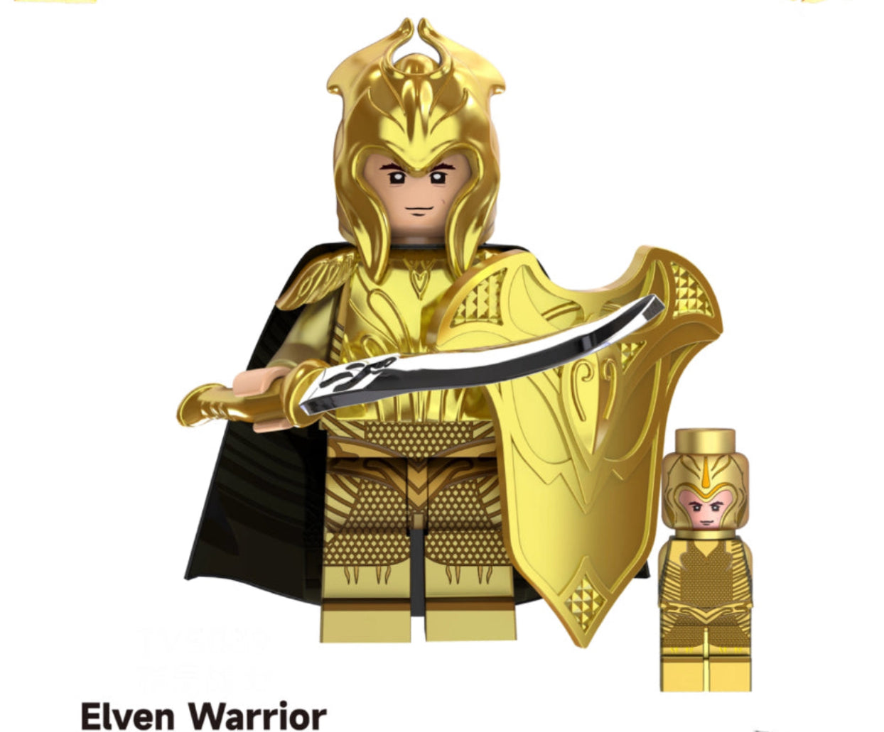 MINIFIGURE LOTR ELVEN WARRIOR CUSTOM