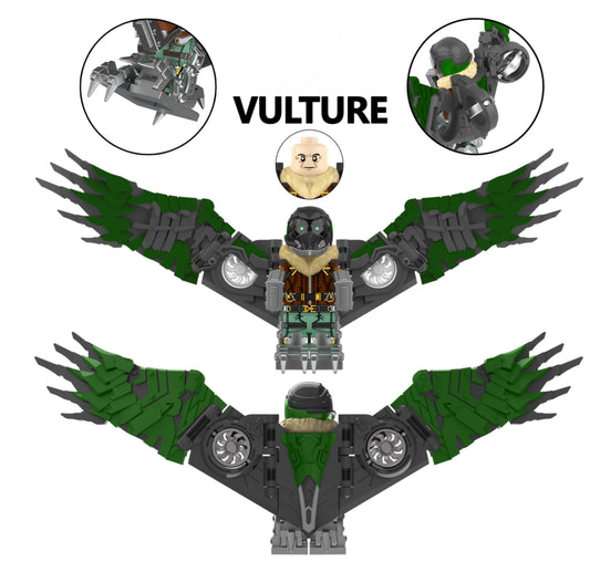 MINIFIGURE "SPIDERMAN HOMECOMING" VULTURE custom