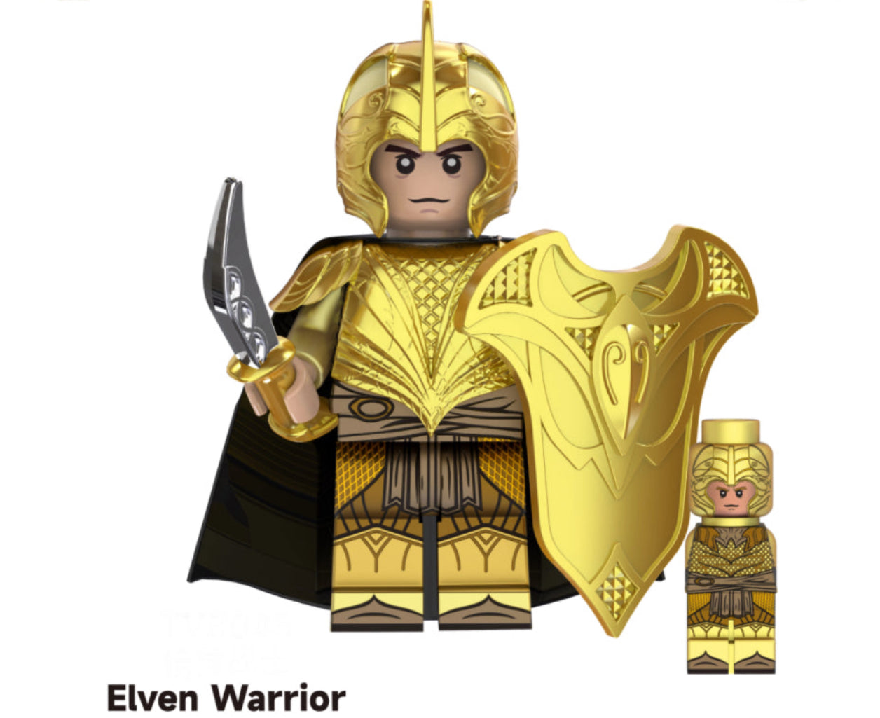 MINIFIGURE LOTR ELVEN WARRIOR CUSTOM