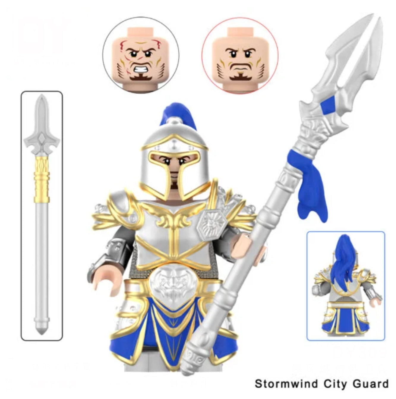 MINIFIGURE WORLD OF WARCRAFT UNIVERS: STORMING CITY GUARD custom