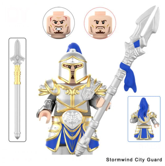 MINIFIGURE WORLD OF WARCRAFT UNIVERS: STORMING CITY GUARD custom