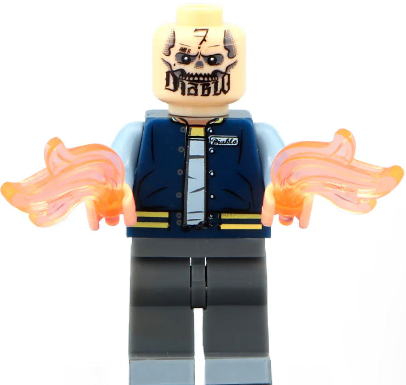 MINIFIGURE SUICIDE SQUAD "EL DIABLO" RARE custom(dernière pièce)