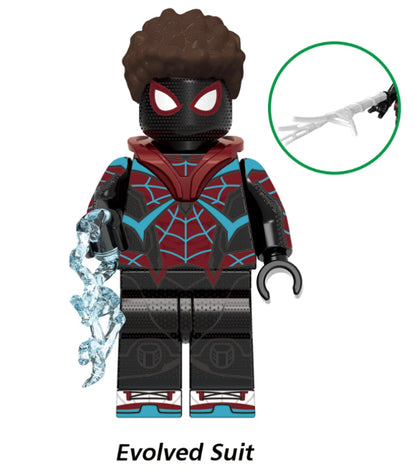 MINIFIGURE  Spider-Man Miles Morales Evolved Suit (Spiderman 2 game)custom