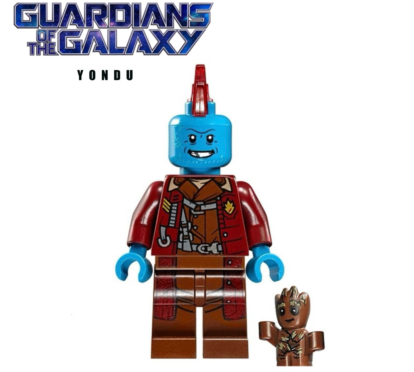 MINIFIGURE GUARDIAN OF THE GALAXY: YONDU custom 2017 ⚠️RARE⚠️Dernière pièce