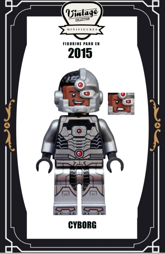 MINIFIGURE VINTAGE DC UNIVERS: CYBORG (2015) Custom