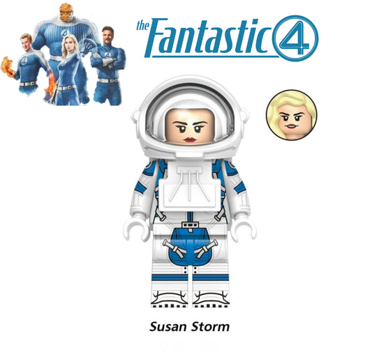 ♥️♥️♥️MINIFIGURE MARVEL UNIVERS: SUSAN STORM (The fantastic four) ♥️♥️♥️custom
