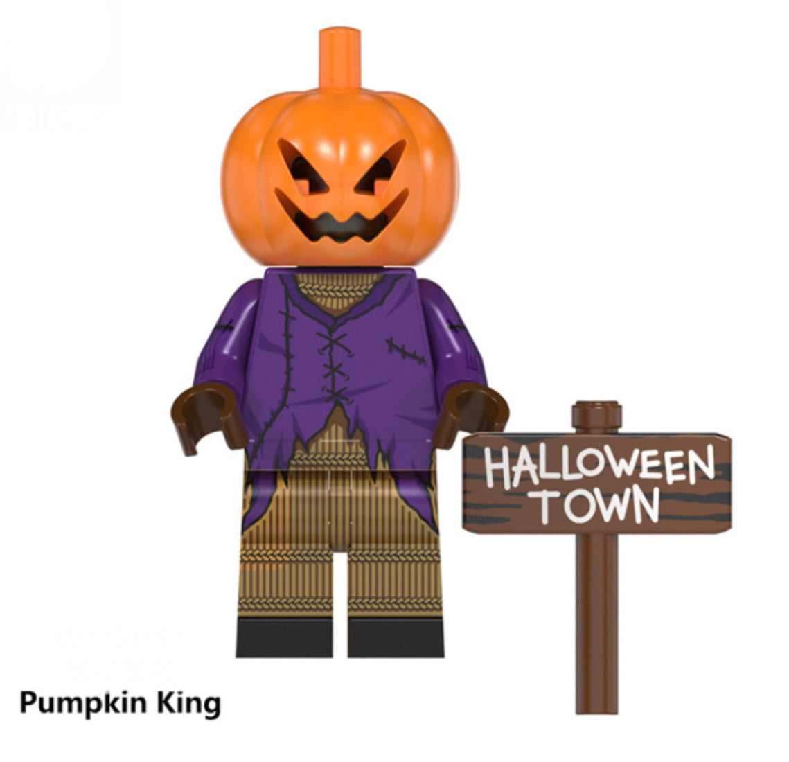 MINIFIGURE MOVIE/TV horreur PUMPKIN KING custom "rare"