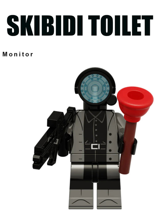 MINIFIGURE SKIBIDI TOILET: MONITOR custom