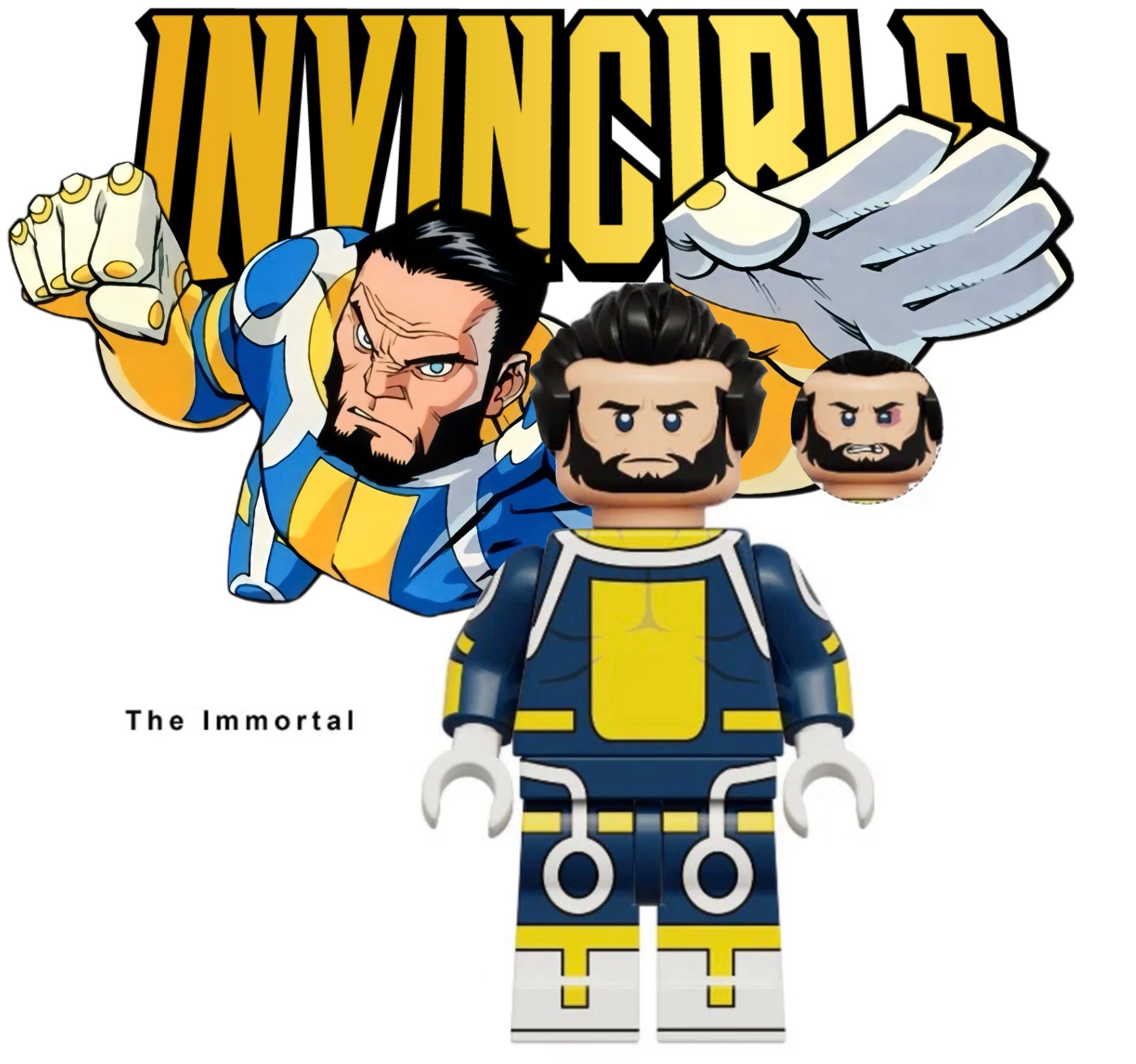 MINIFIGURE INVINCIBLE UNIVERS : THE IMMORTAL custom – ZedBrick