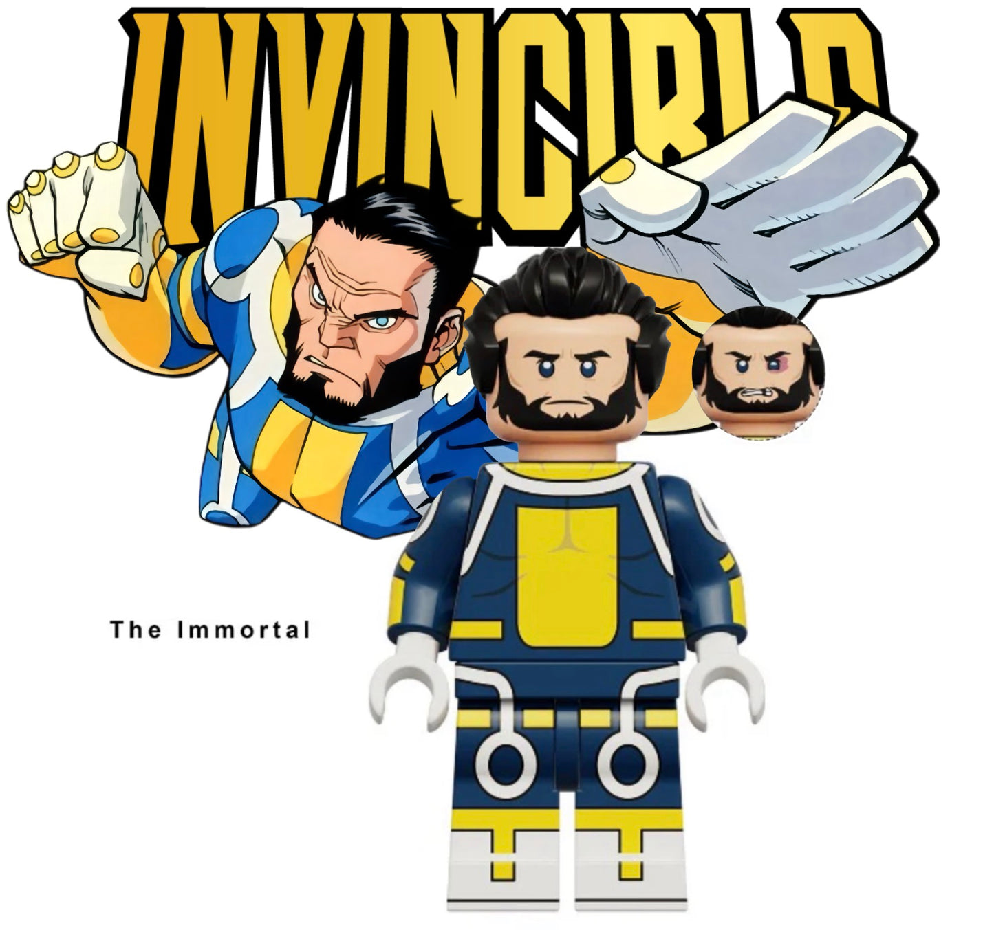 PREVENTE MINIFIGURE INVINCIBLE UNIVERS : THE IMMORTAL custom Disponibilité fin juillet 2026