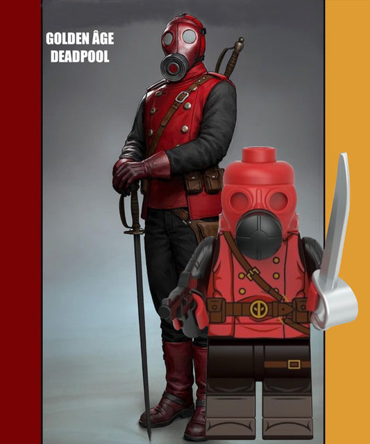 MINIFIGURE MARVEL DEADPOOL UNIVERS : GOLDEN ÂGE DEADPOOL custom