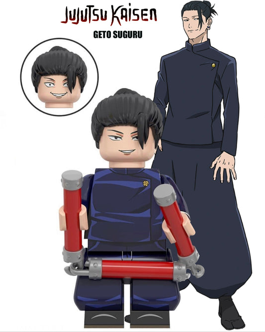 PREVENTE MINIFIGURE JUJUTSU KAISEN UNIVERS:GETO SOGURU  custom Disponibilité fin octobre 2024