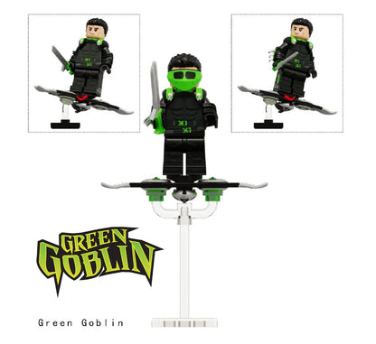♥️♥️♥️MINIFIGURE SPIDERMAN UNIVERS : LE BOUFFON VERT (GREEN GOBLIN version À)♥️♥️♥️Custom