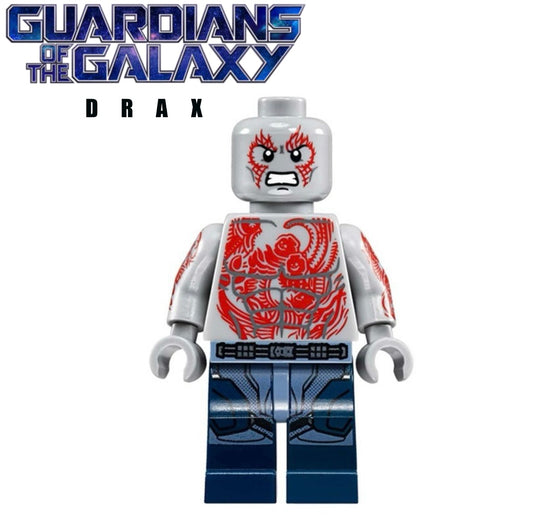 MINIFIGURE GUARDIAN OF THE GALAXY: DRAX custom 2017 ⚠️Dernière pièce