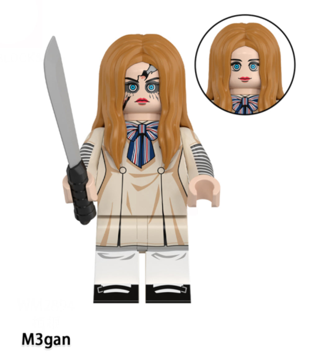 MINIFIGURE MOVIE/TV/HORREUR UNIVERS: MEGAN custom