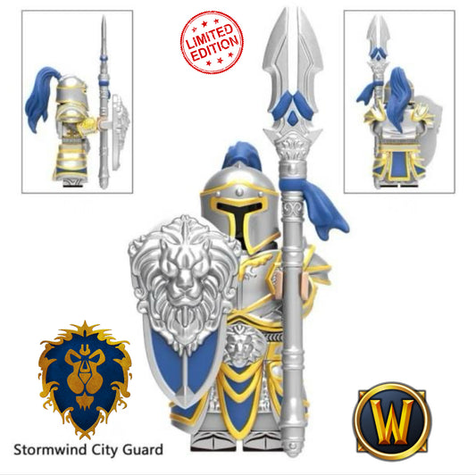 ♥️♥️♥️MINIFIGURE WORLD OF WARCRAFT UNIVERS: CITY GUARD 4 ♥️♥️♥️ custom