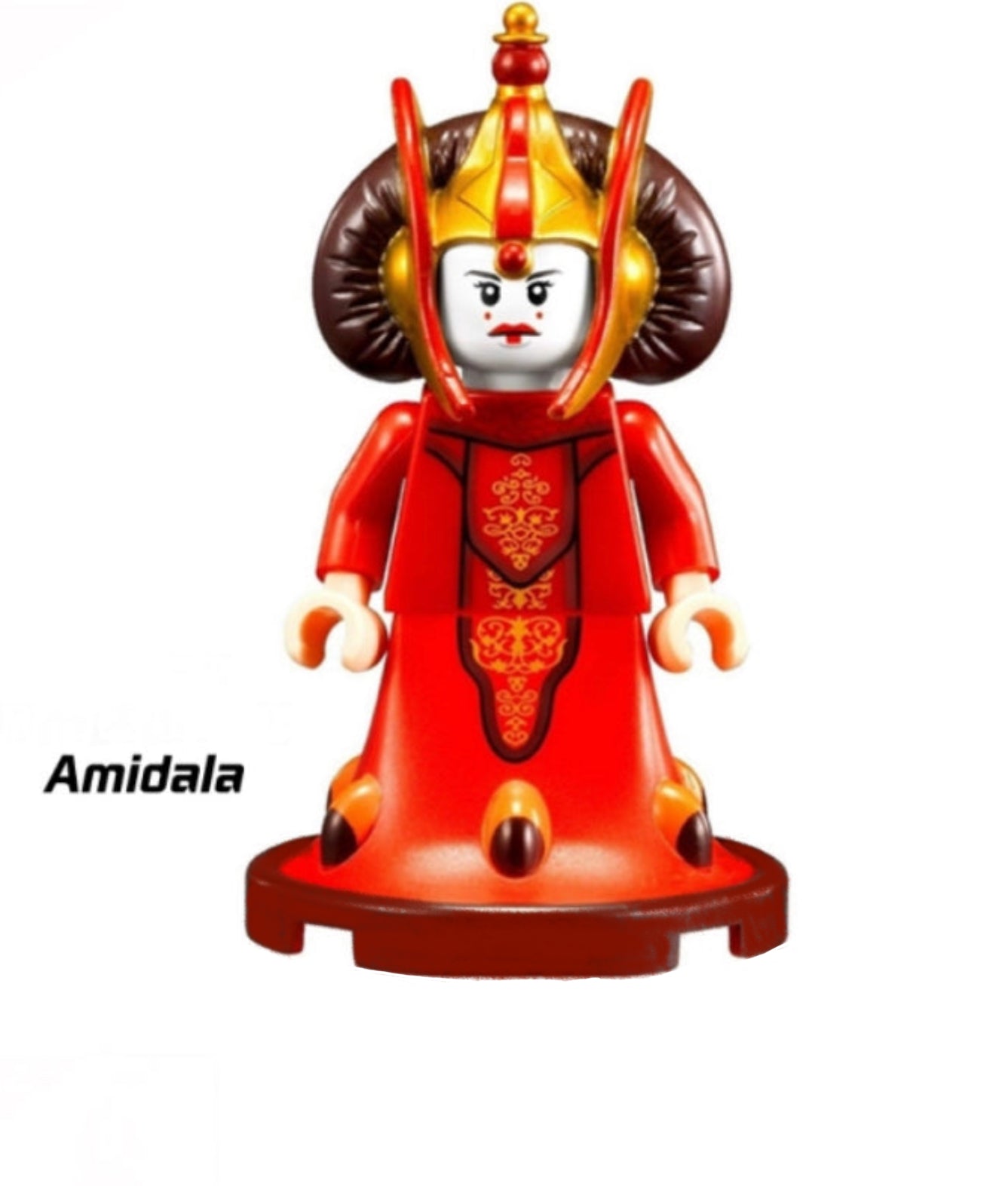 ♥️SUPERBE MINIFIGURE STAR WARS UNIVERS: PRINCESSE AMIDALA "⚠️⚠️RARE⚠️⚠️"Custom ♥️♥️COUP DE CŒUR ZEDBRICK ♥️♥️