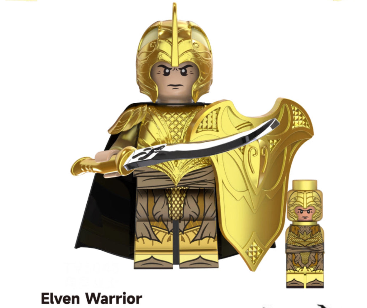 MINIFIGURE LOTR ELVEN WARRIOR CUSTOM