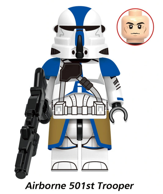 MINIFIGURE AIRBORNE 501th TROOPER CUSTOM