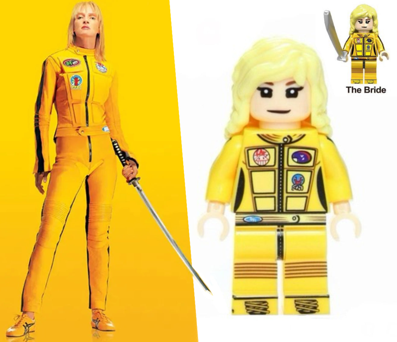 MINIFIGURE de 2013 KILL BILL CUSTOM "TRÈS TRÈS RARE INTROUVABLE"