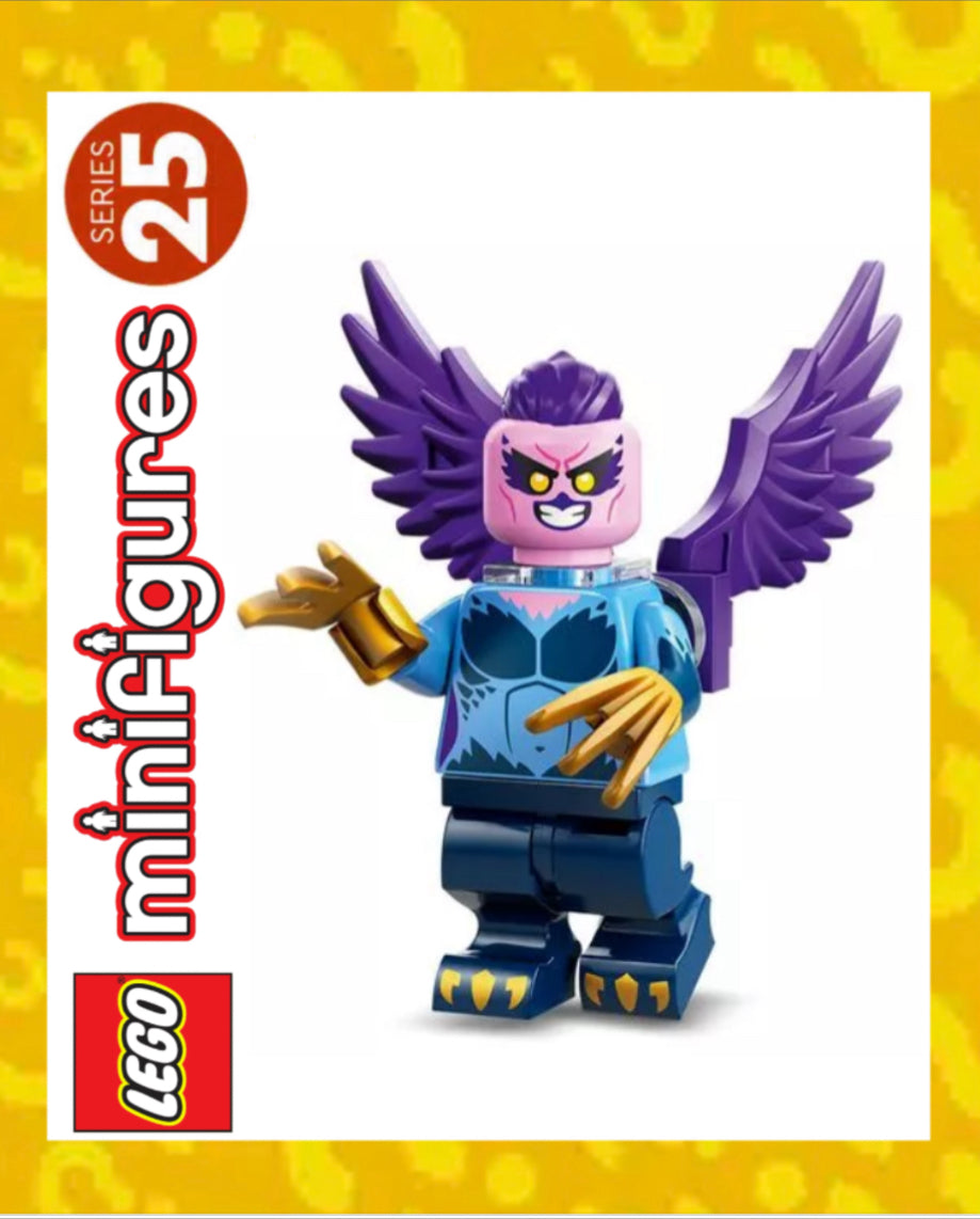 MINIFIGURE SÉRIES 25: la harpie "socle+fascicule" custom