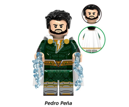 MINIFIGURE SHAZAM Pedro Peña "FURY OF THE GODS" Custom