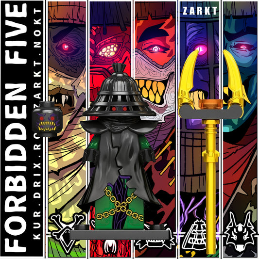 PREVENTE♥️♥️♥️MINIFIGURE NINJAGO UNIVERS: ZARKT FORBIDDEN FIVE ♥️♥️♥️CUSTOM DISPONIBILITÉ FIN SEPTEMBRE 2025