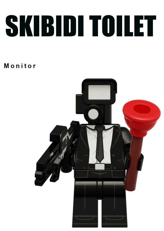 MINIFIGURE SKIBIDI TOILET: MONITOR custom