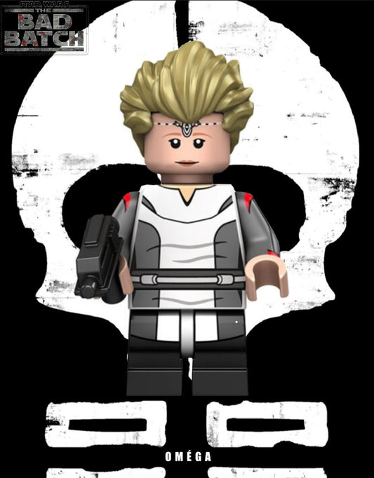 MINIFIGURE STAR WARS UNIVERS: OMEGA "THE BAD BATCH" custom