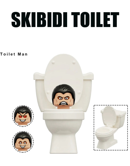 MINIFIGURE SKIBIDI TOILET: SKIBIDI TOILET custom