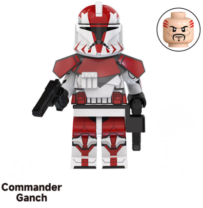 MINIFIGURE CLONETROOPER COMMANDER GANCH Custom