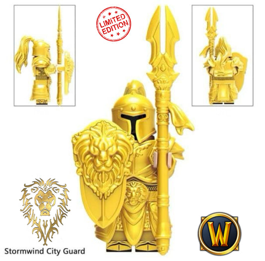 ♥️♥️♥️MINIFIGURE WORLD OF WARCRAFT UNIVERS: CITY GUARD 3 ♥️♥️♥️ custom