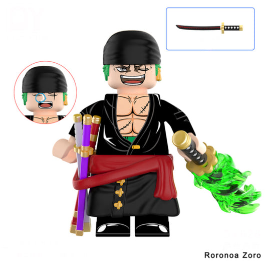 ♥️♥️MINIFIGURE RORONOA ZORO ♥️♥️custom