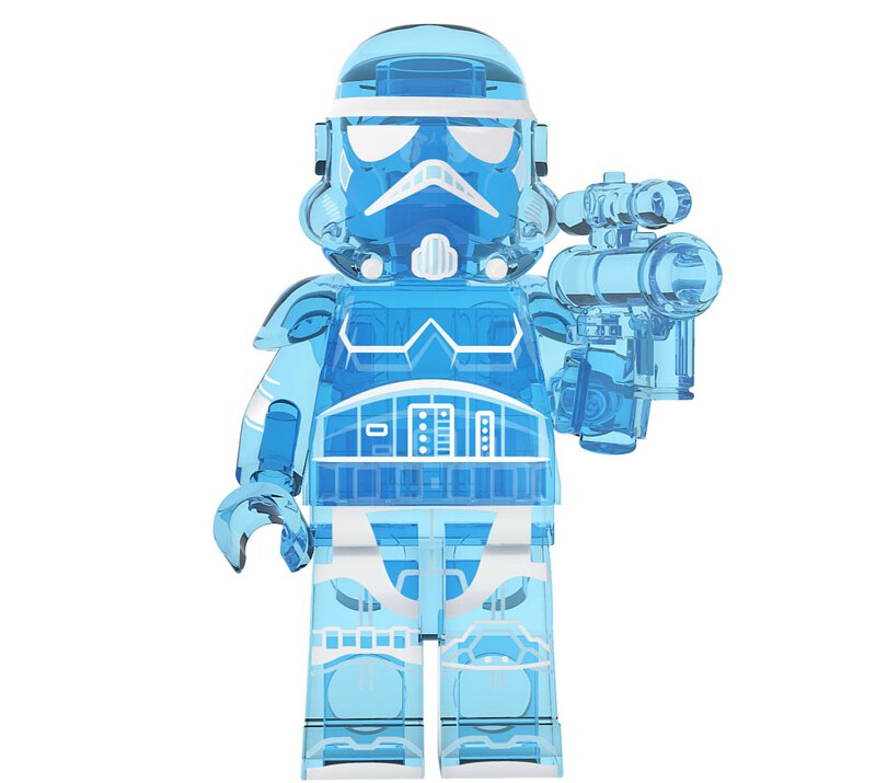 MINIFIGURE STORMTROOPER HOLOGRAPHIQUE CUSTOM