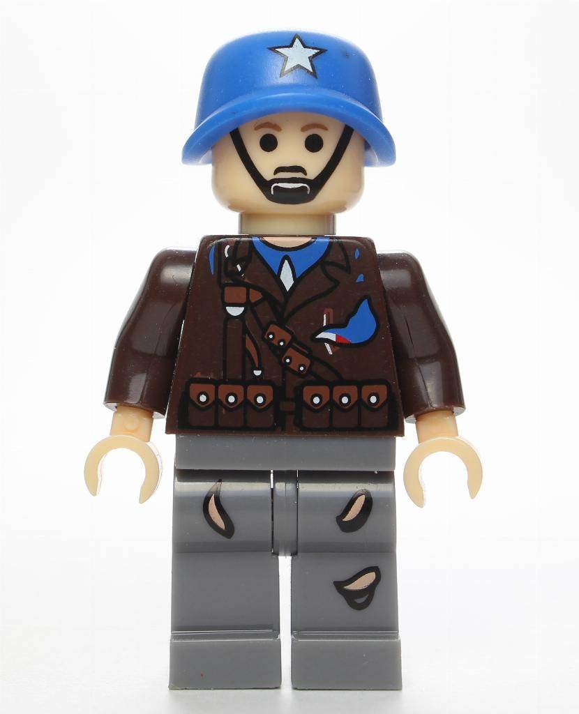 INTROUVABLE MINIFIGURE MARVEL UNIVERS DE 2014: CAPTAIN AMERICA custom ⚠️Derniers articles en stock⚠️