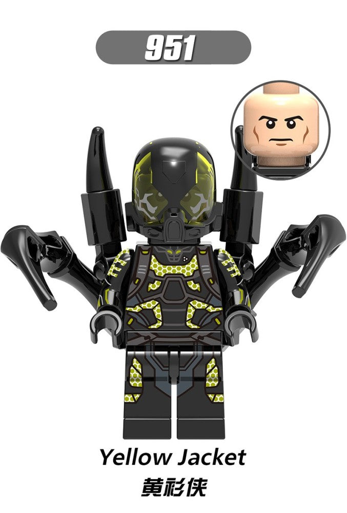 RARE MINIFIGURE MARVEL UNIVERS: ANT-MAN "Yellow Jacket" custom