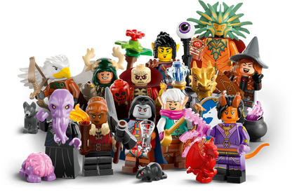 MINIFIGURE SÉRIES DONJONS ET DRAGONS: LA REINE DÈS DOULEURS "Socle+Fascicule inclus "