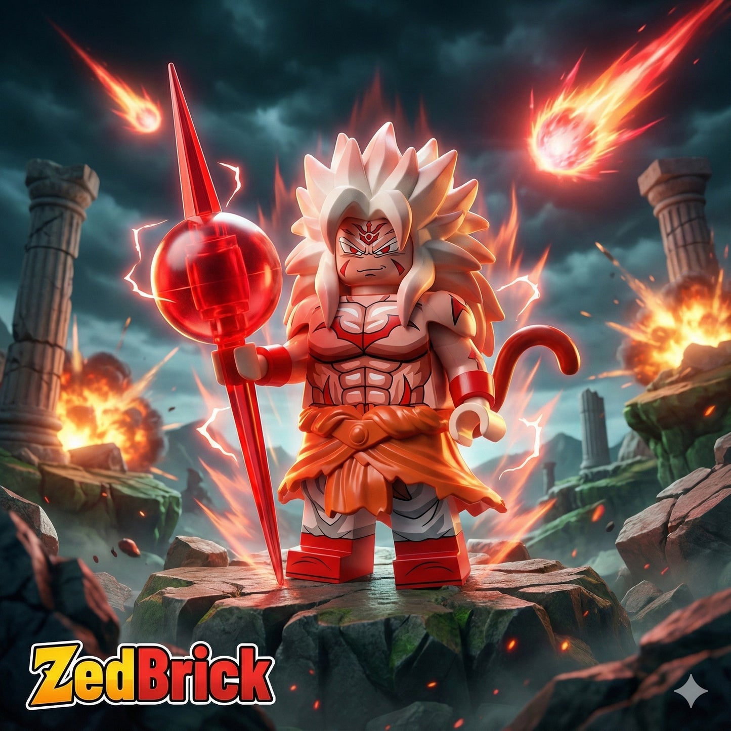 PREVENTE MINIFIGURE DRAGON BALL Z UNIVERS: BROLY Custom Disponibilité fin janvier 2026