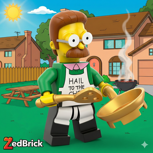 MINIFIGURE THE SIMPSON UNIVERS : NED FLANDERS custom