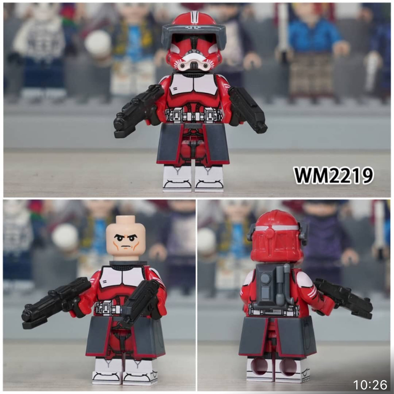 MINIFIGURE STAR WARS UNIVERS: COMMANDER FOX custom