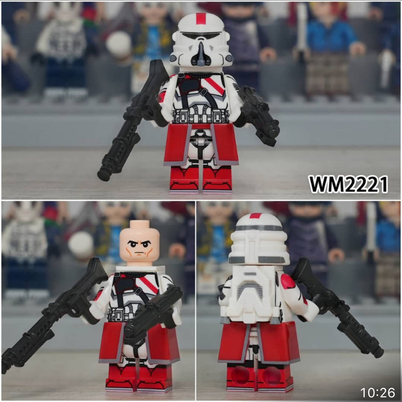 MINIFIGURE STAR WARS UNIVERS: AIRBORNE SQUADRON A custom