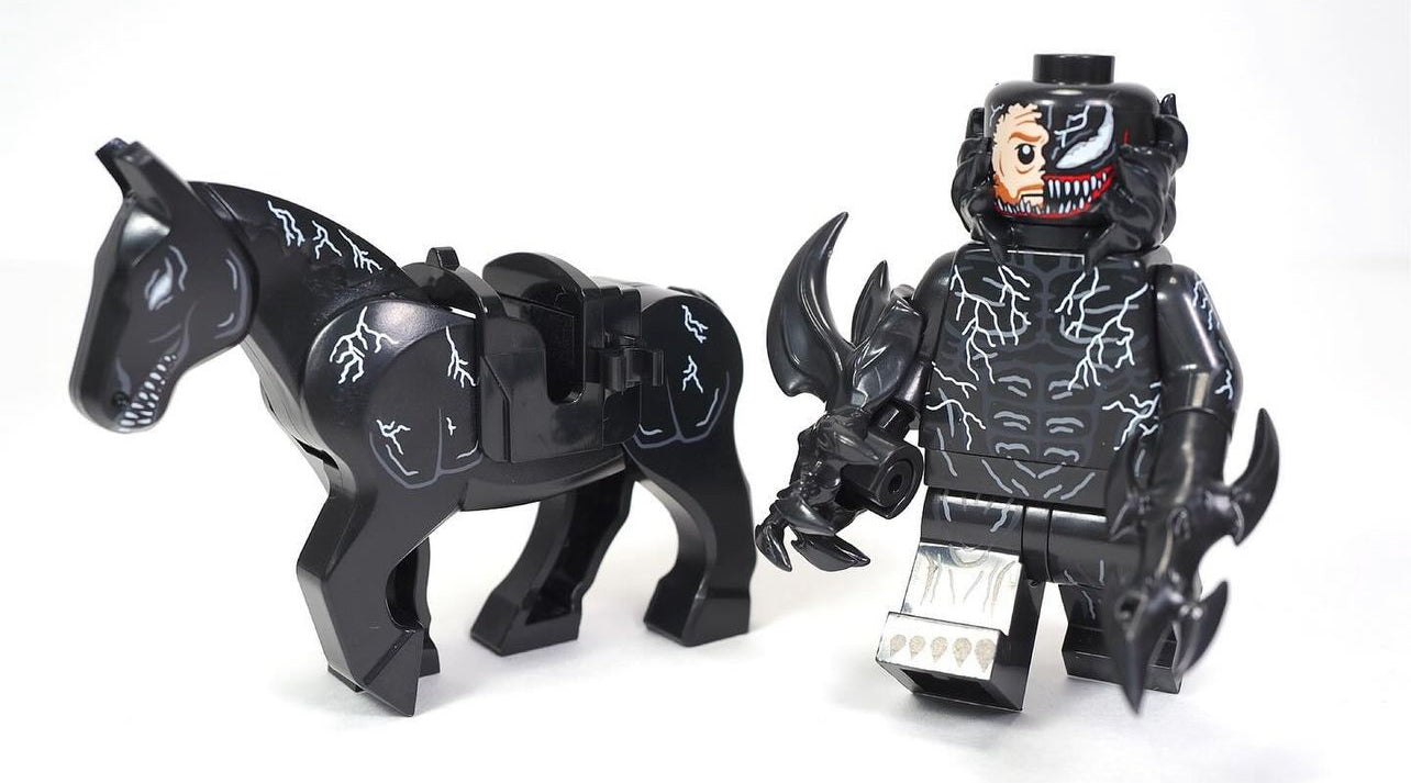 MINIFIGURE MARVEL UNIVERS: VENOM HORSE custom