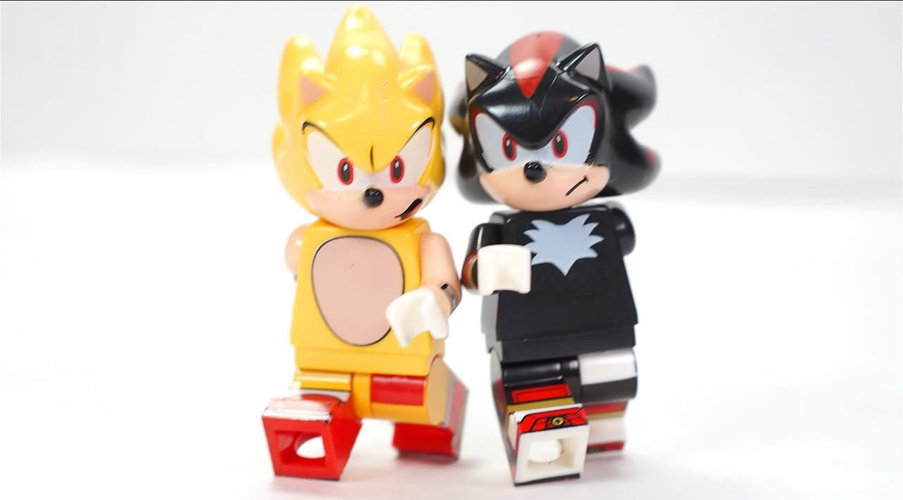 MINIFIGURE  SONIC UNIVERS : SHADOW THE HEDGEHOG Custom